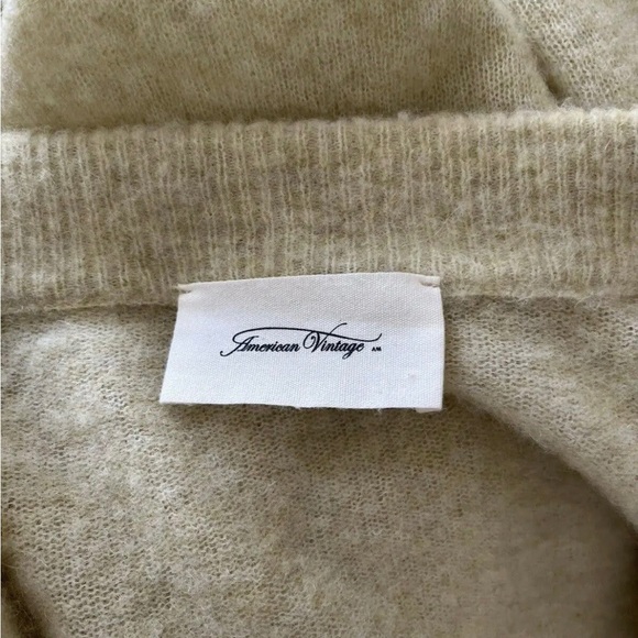 American Vintage Butter Yellow Cardigan - Picture 5 of 5